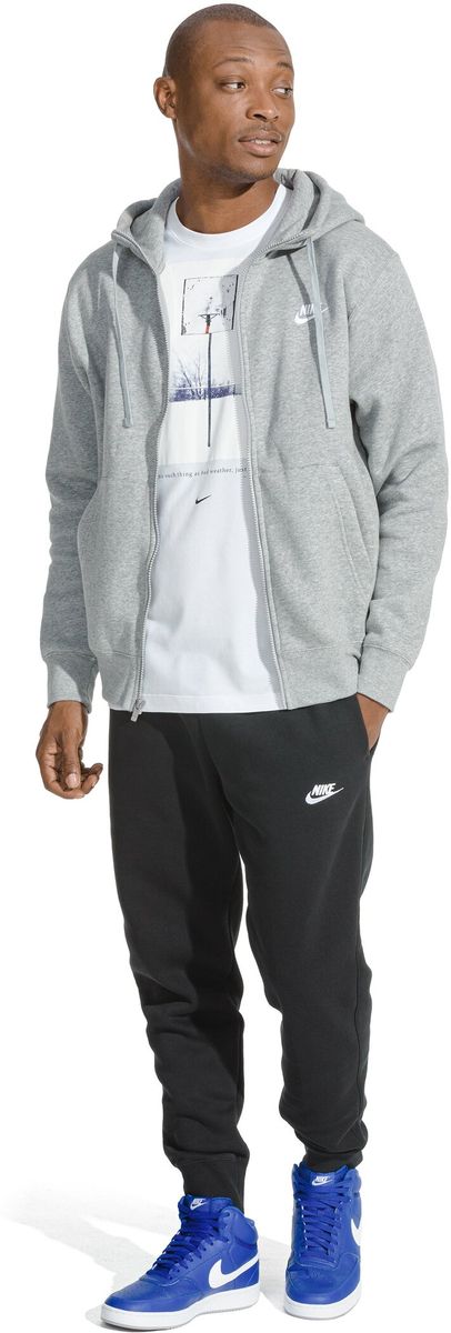 NIKE Herren Sweatjacke "Club Fleece" mit Kapuze