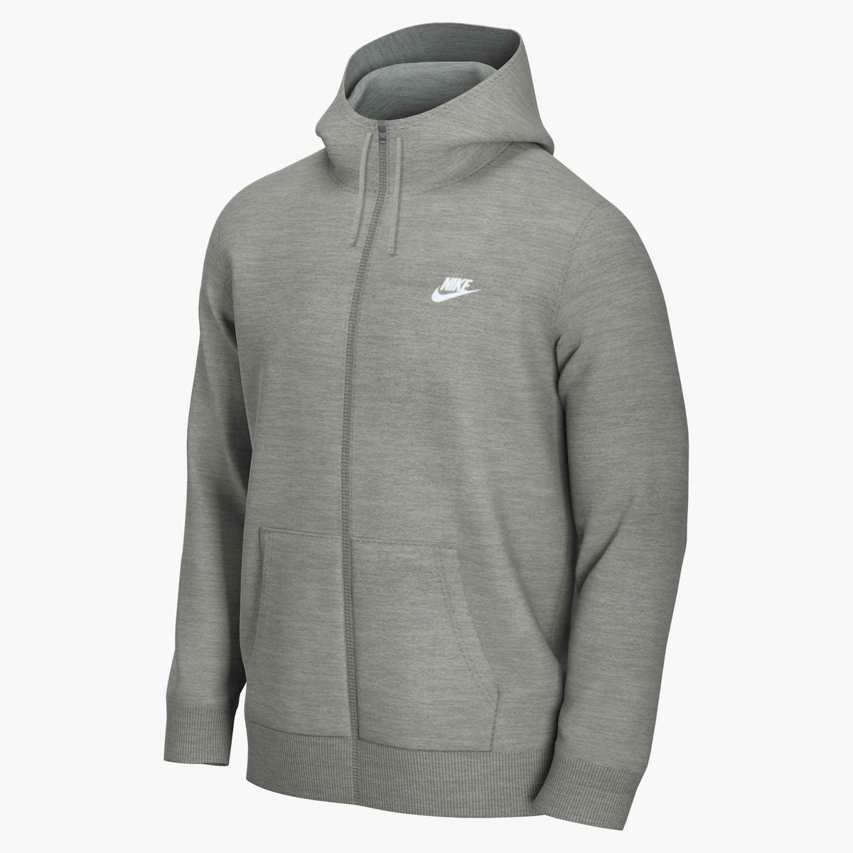 NIKE Herren Sweatjacke "Club Fleece" mit Kapuze