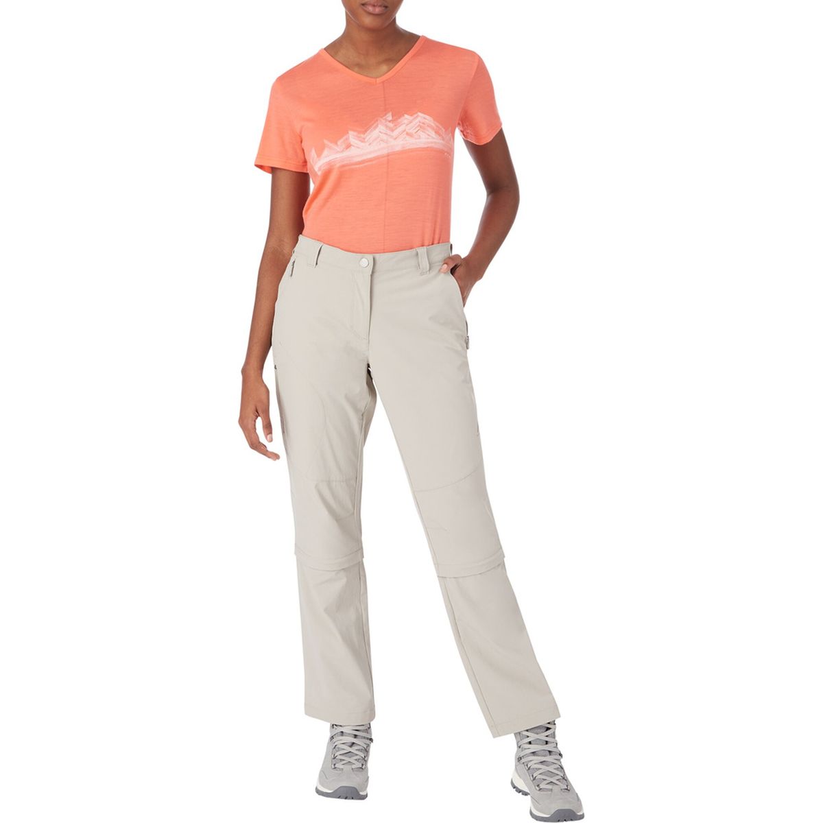 McKINLEY Damen Hose Da.-Abzipphose Mandorak II W SHT