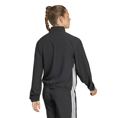 Train Essentials 3-Streifen Woven Warm-Up Jacke
