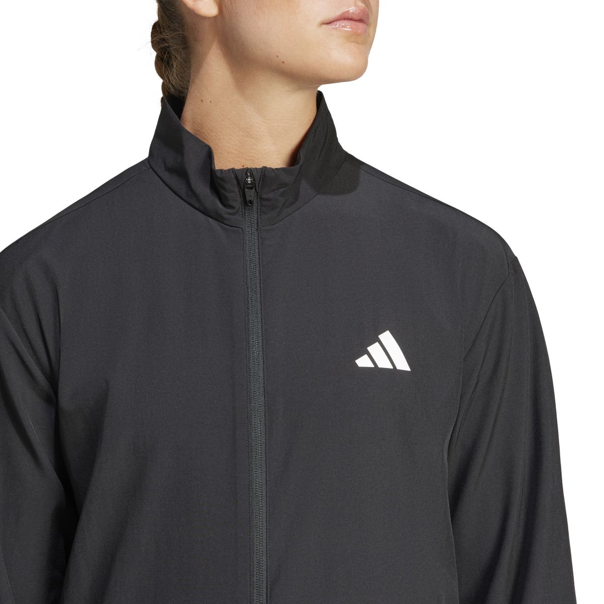 Train Essentials 3-Streifen Woven Warm-Up Jacke