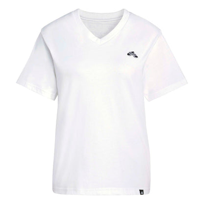 SUMMER SLIDE GRAPHIC T-SHIRT MIT V-AUSSCHNITT