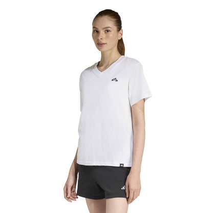 SUMMER SLIDE GRAPHIC T-SHIRT MIT V-AUSSCHNITT