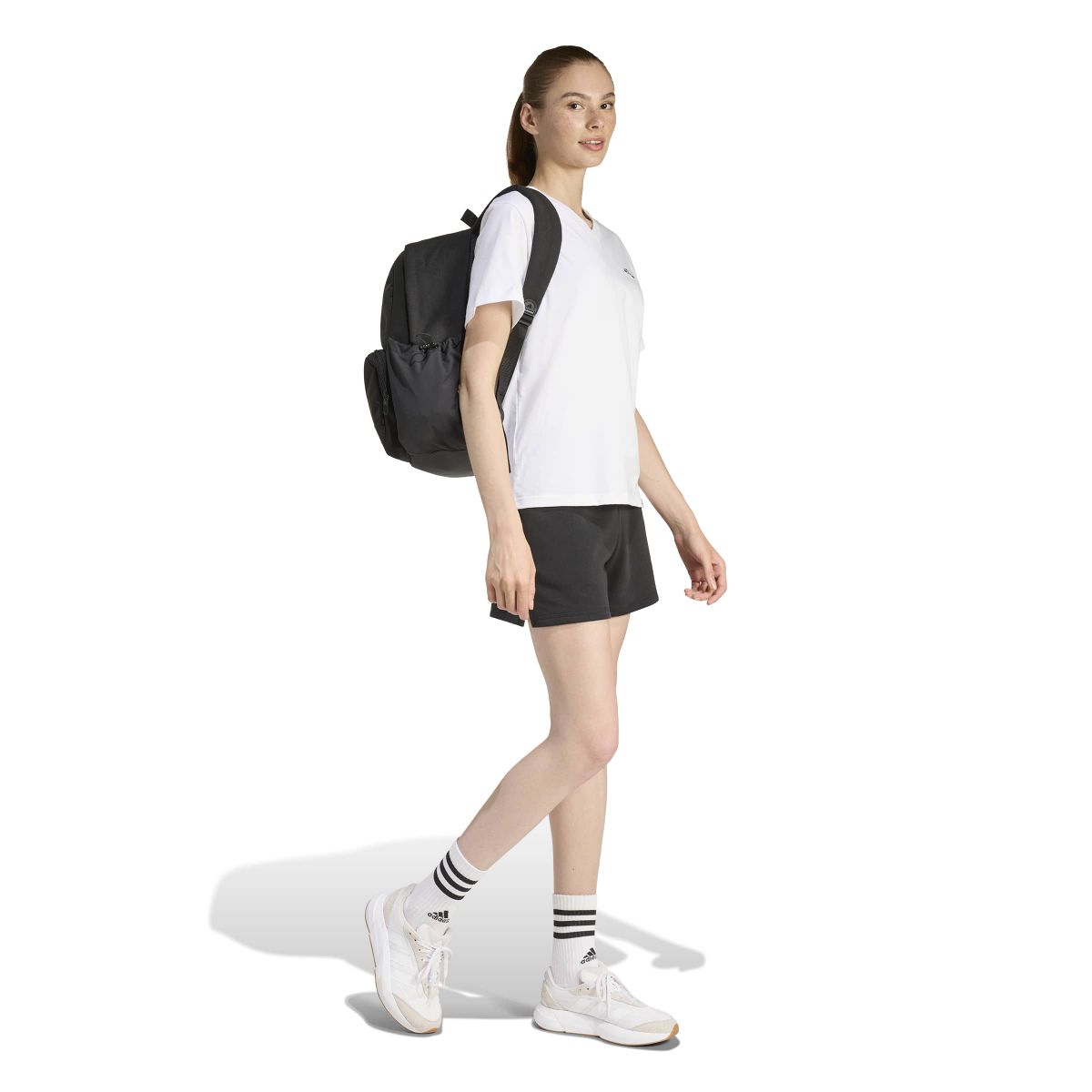 SUMMER SLIDE GRAPHIC T-SHIRT MIT V-AUSSCHNITT