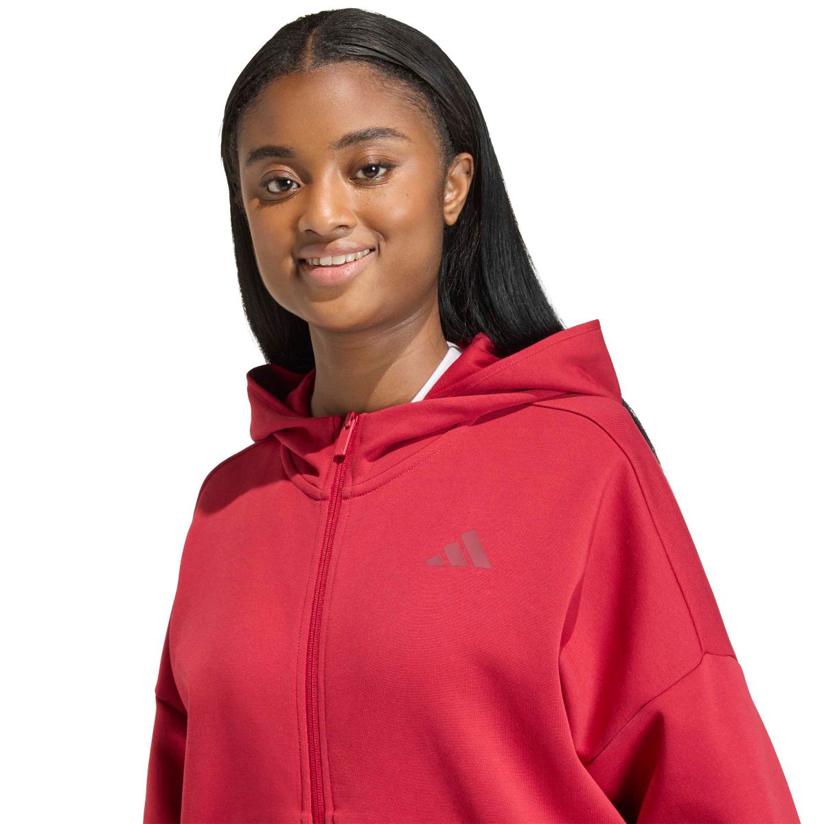 Future Icons Small Logo Full-Zip Kapuzenjacke