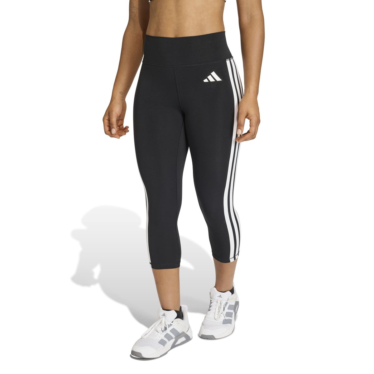 Optime Essentials Workout 3-Streifen 3/4 Leggings