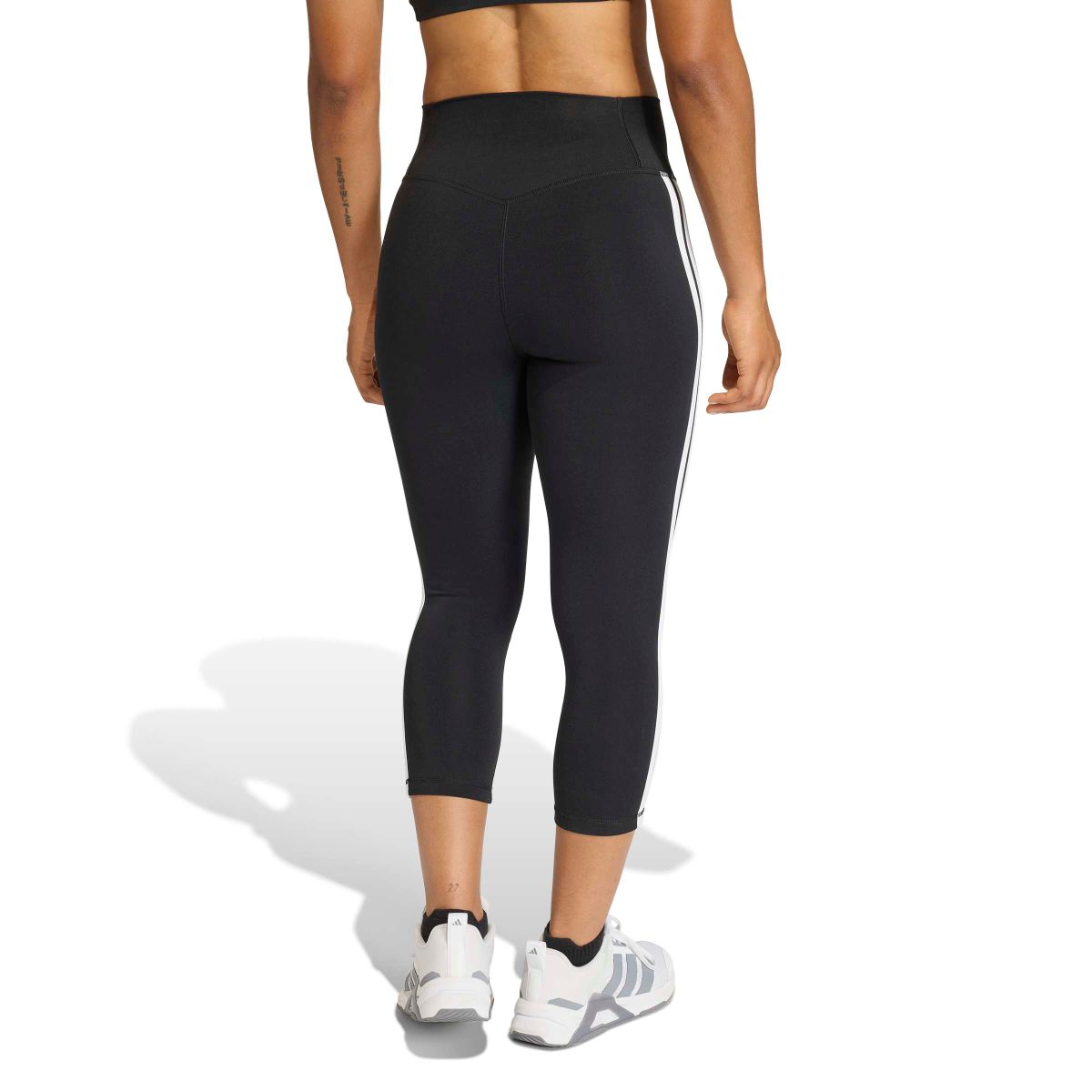 Optime Essentials Workout 3-Streifen 3/4 Leggings