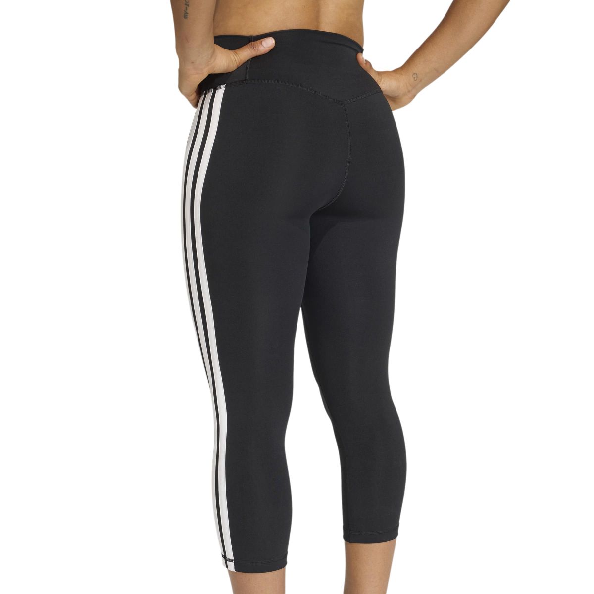 Optime Essentials Workout 3-Streifen 3/4 Leggings