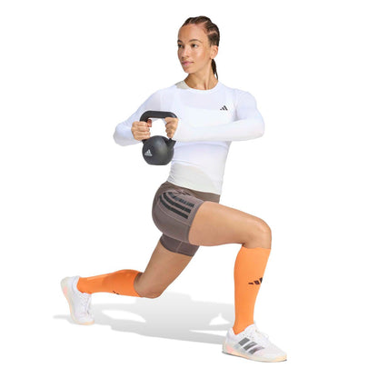 Optime Workout 3-Streifen Kurze Leggings