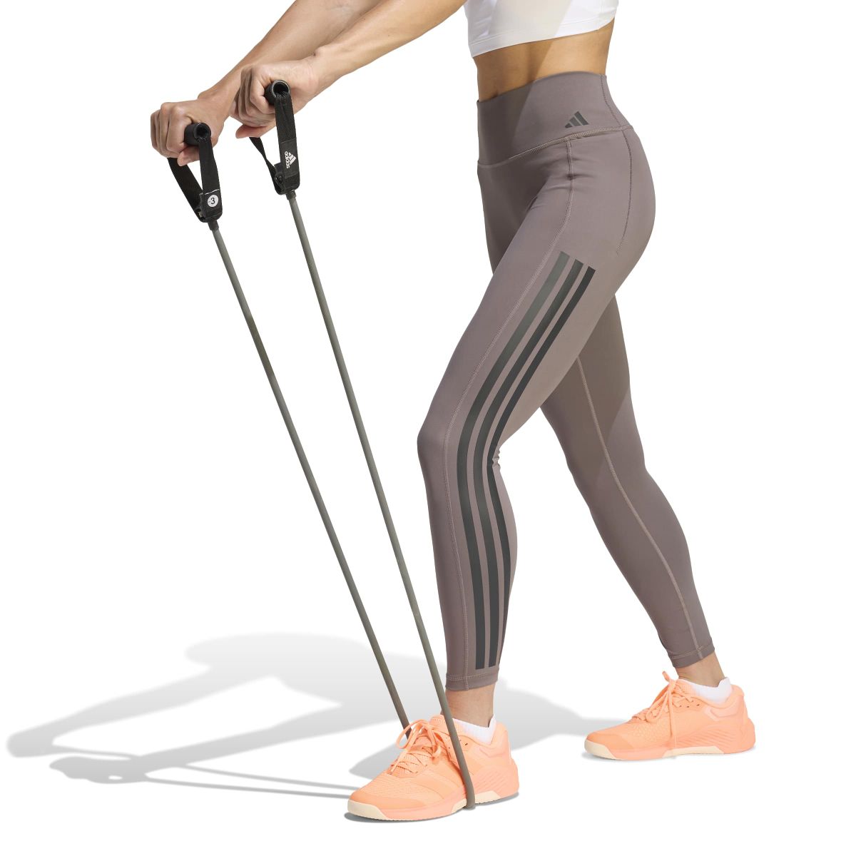 Optime Workout 3-Streifen 7/8 Leggings