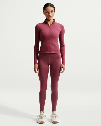 Nike One Fitted Dri-FIT Jacke mit durchgehendem Reißverschluss für Damen