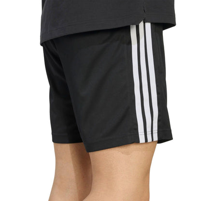 WORKOUT ESSENTIALS BASE 3-STRIPES PIQUÉ SHORT 7 IN