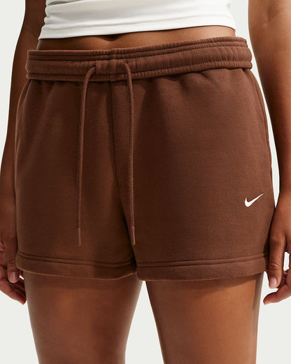 Nike Studio Fleece aus mittelschwerem Material Shorts mit mittelhohem Bund (Damen)