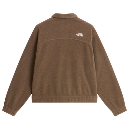 W FLEECE COLLARED JACKET