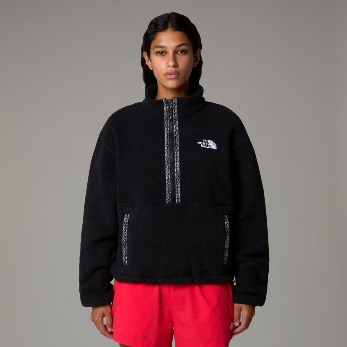 W TNF FLEESKI 1/4 ZIP PO