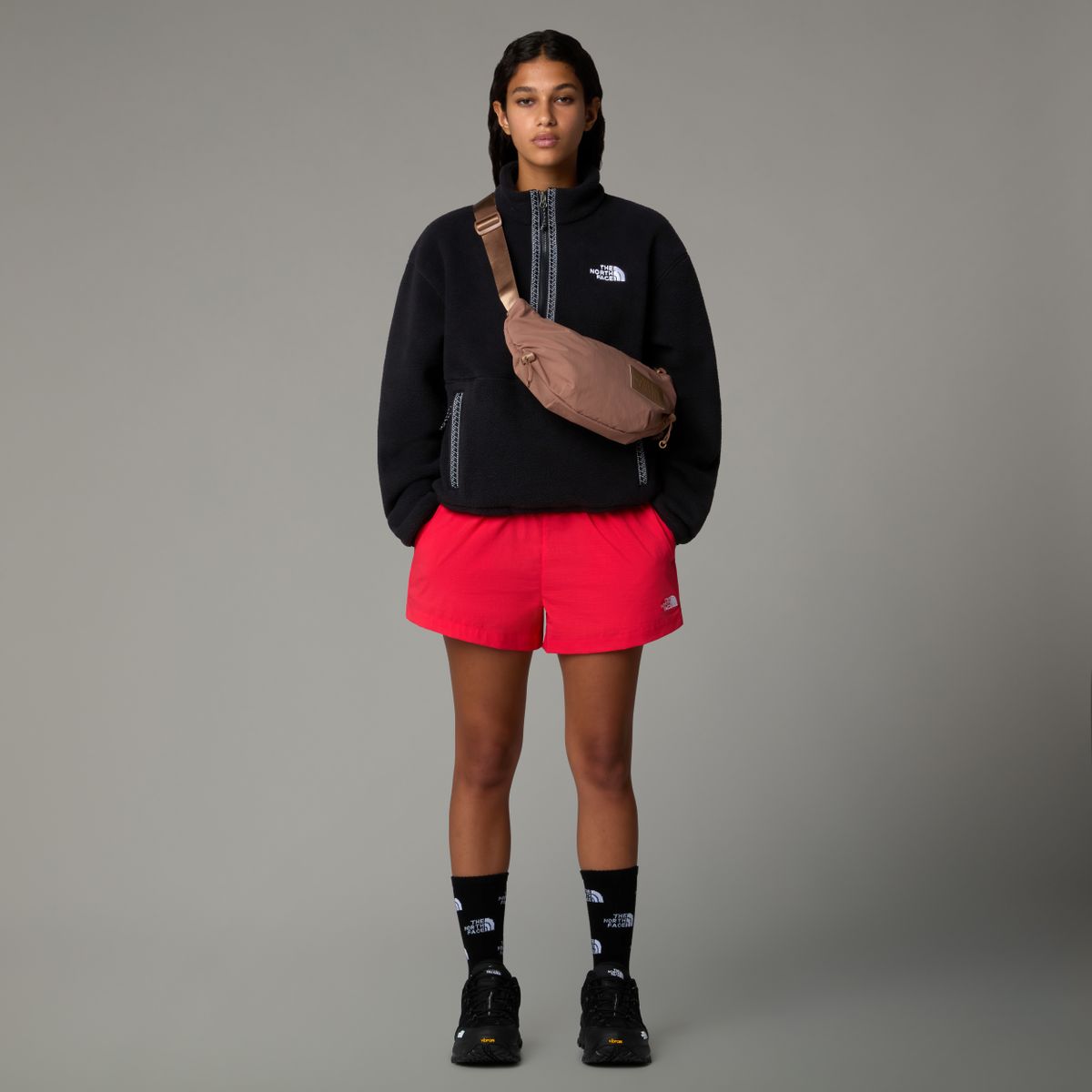 W TNF FLEESKI 1/4 ZIP PO