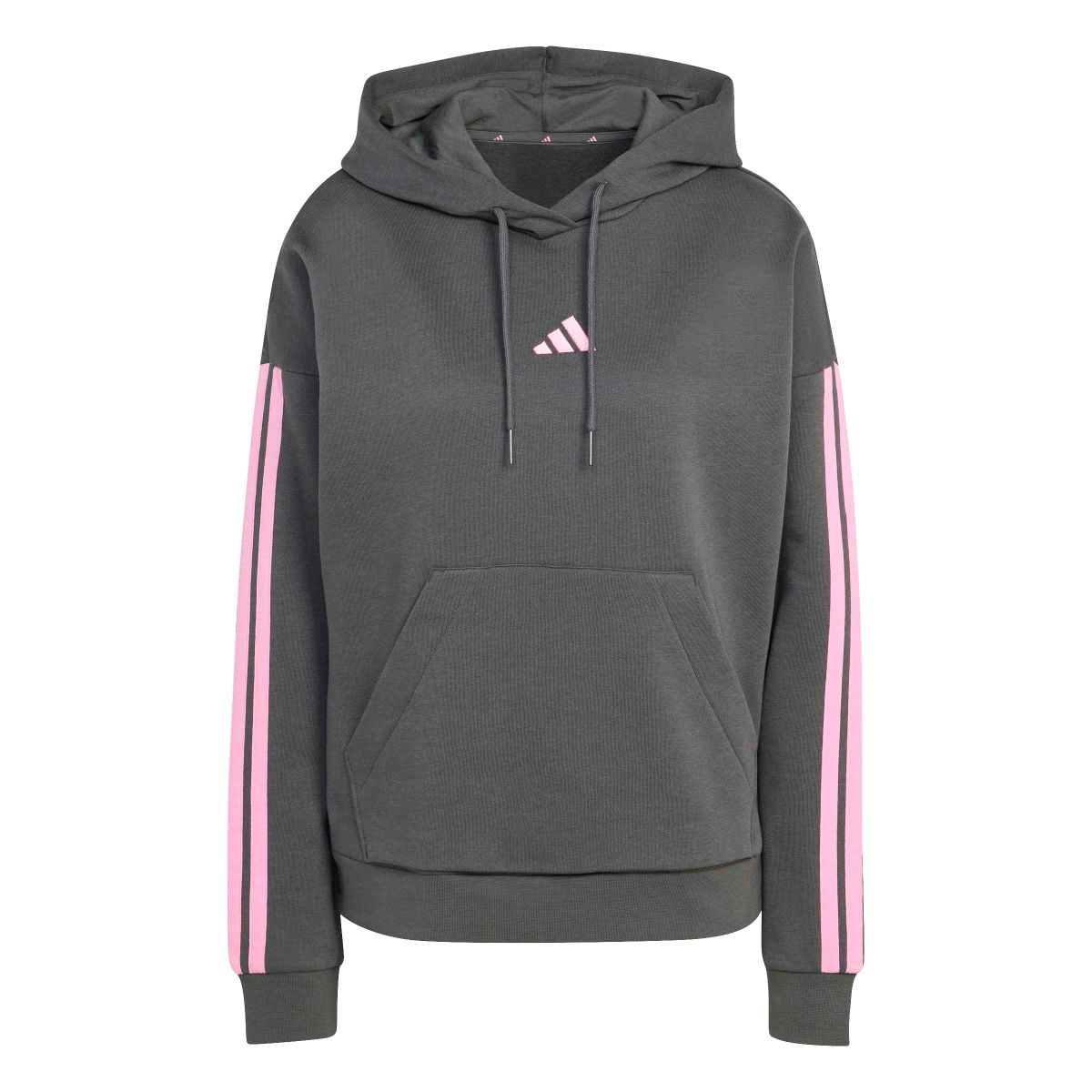 ESSENTIALS 3-STREIFEN FLEECE-HOODIE