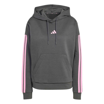 ESSENTIALS 3-STREIFEN FLEECE-HOODIE