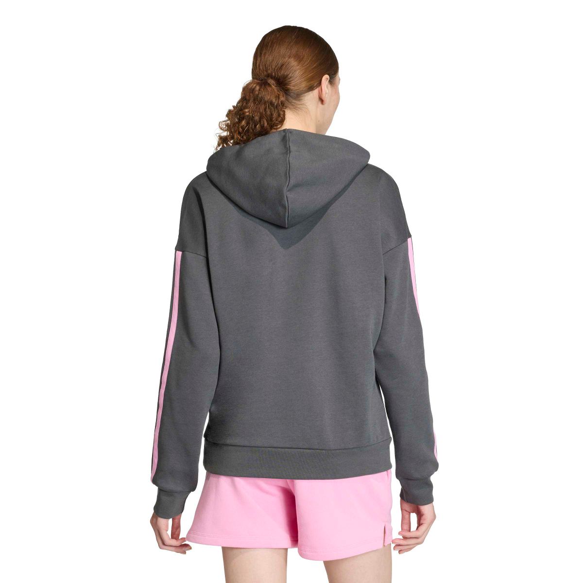 ESSENTIALS 3-STREIFEN FLEECE-HOODIE