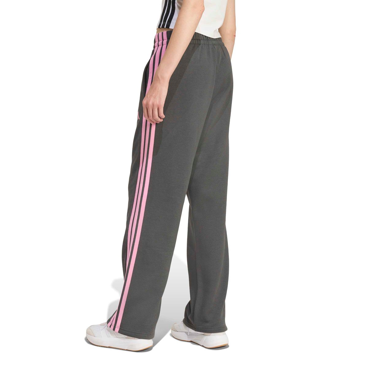 Essentials 3-Streifen Open-Hem French Terry Hose