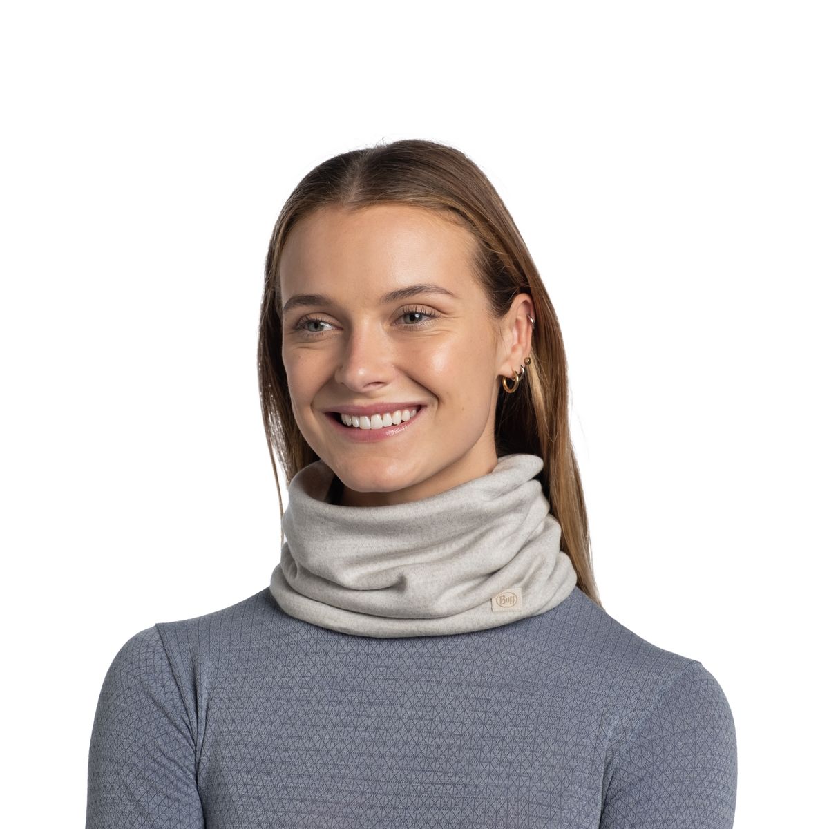 MERINO HEAVYWEIGHT NECK WARMER SOLID CLOUD                  