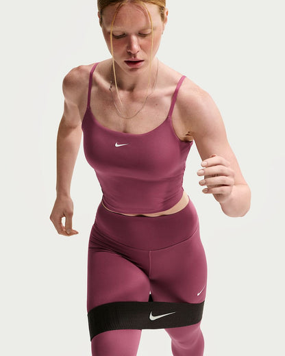 Nike One Gepolstertes, verstellbares Sport-BH-Tanktop mit mittlerem Halt