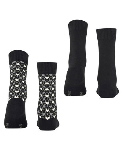 Esprit Wool Hearts 2-Pack Damen