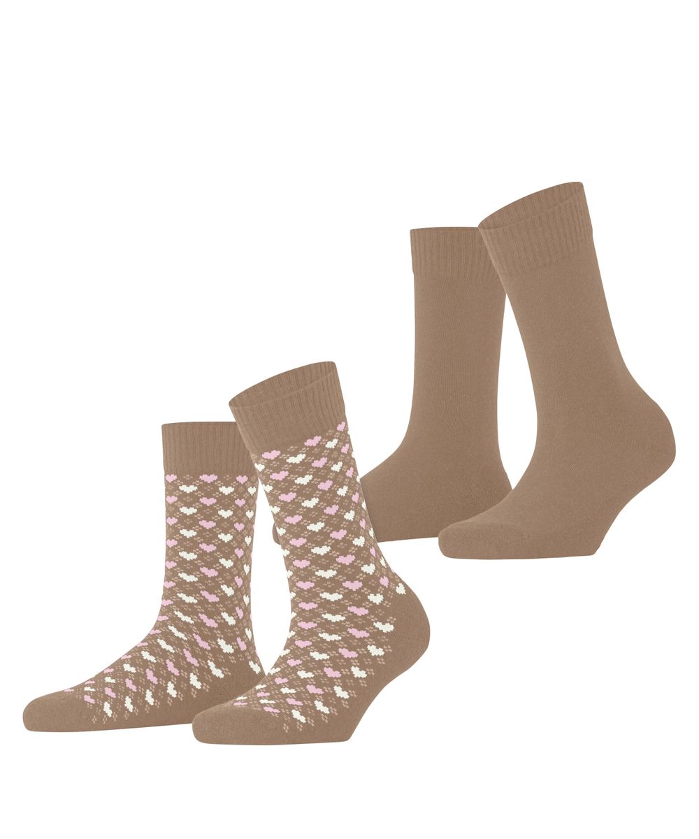 Esprit Wool Hearts 2-Pack Damen