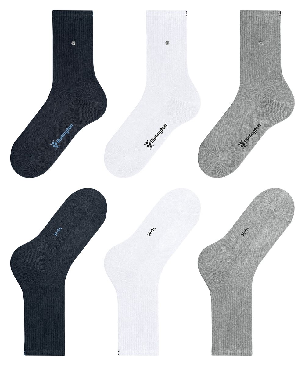 Burlington Crew 3-Pack Damen