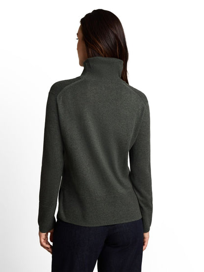 Rollkragenpullover mit Kaschmir-Anteil