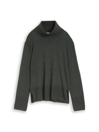 Rollkragenpullover mit Kaschmir-Anteil