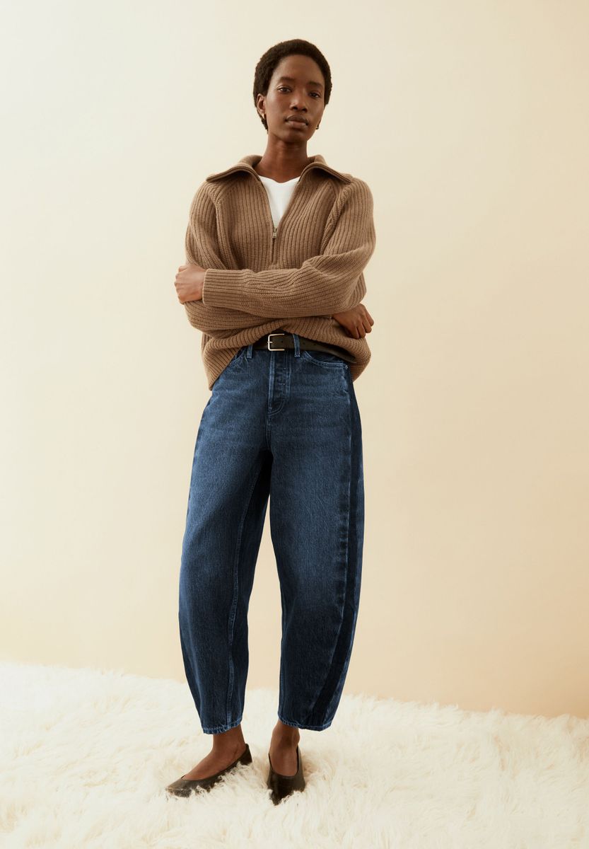 BAARLY HIGH PANEL BARREL JEAN