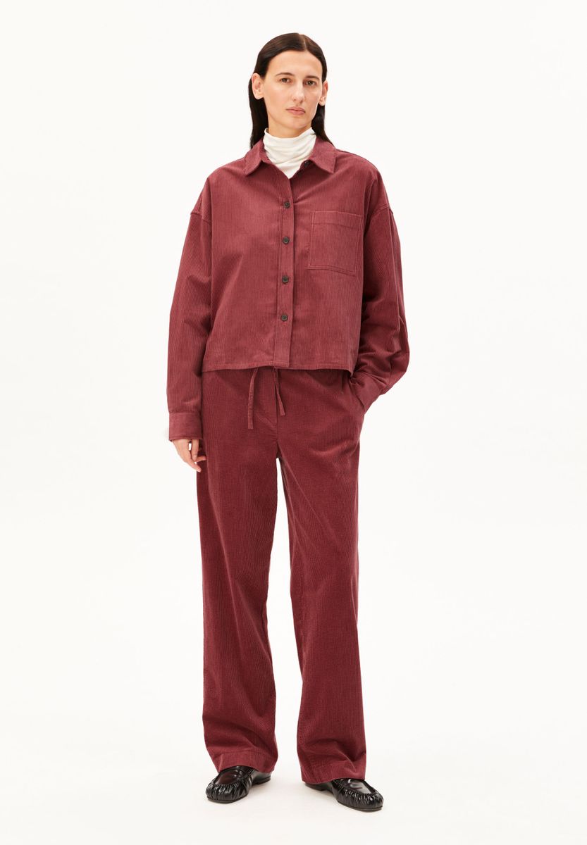NALAANI CORDUROY BLOUSE