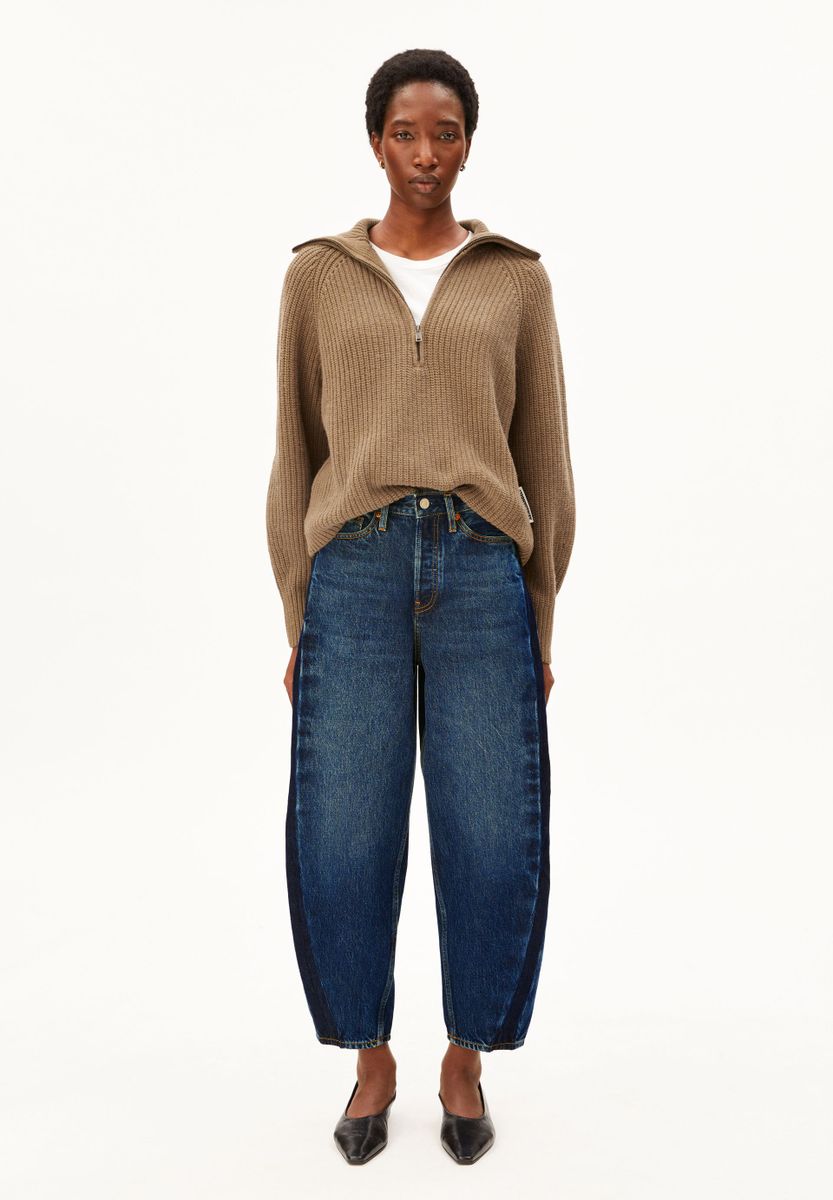 BAARLY HIGH PANEL BARREL JEAN