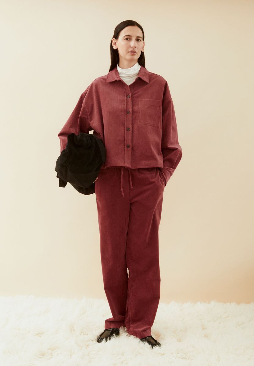 NALAANI CORDUROY BLOUSE