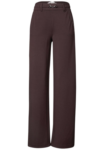 High Waist Straight Leg Hose im Casual Fit