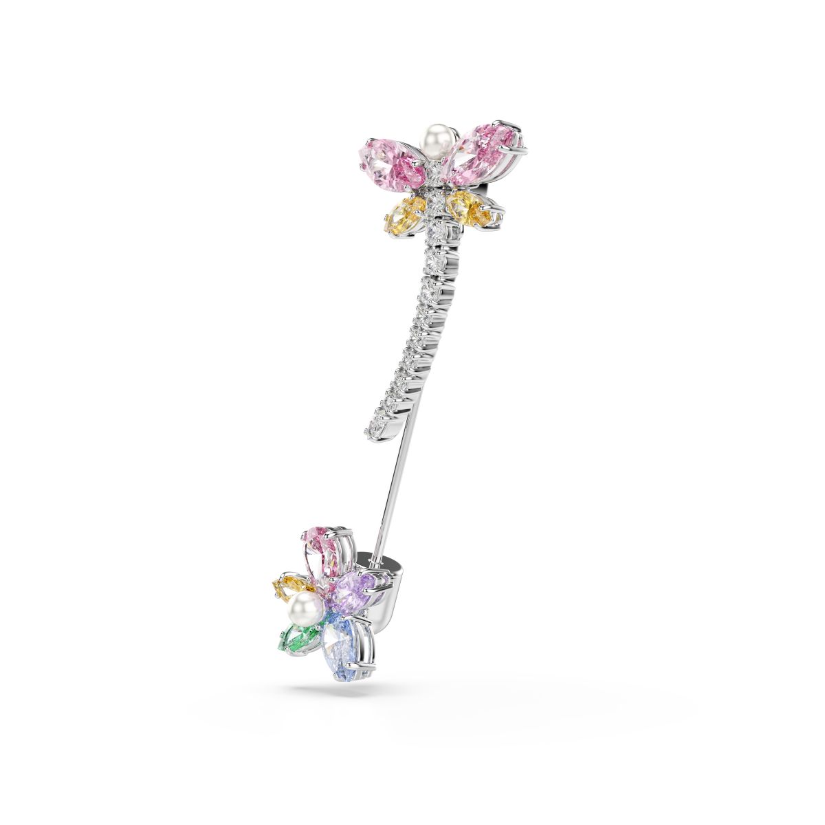 Ariana Grande x Swarovski Brosche, Verschiedene Schliffe, Libelle, Mehrfarbig, Rhodiniert