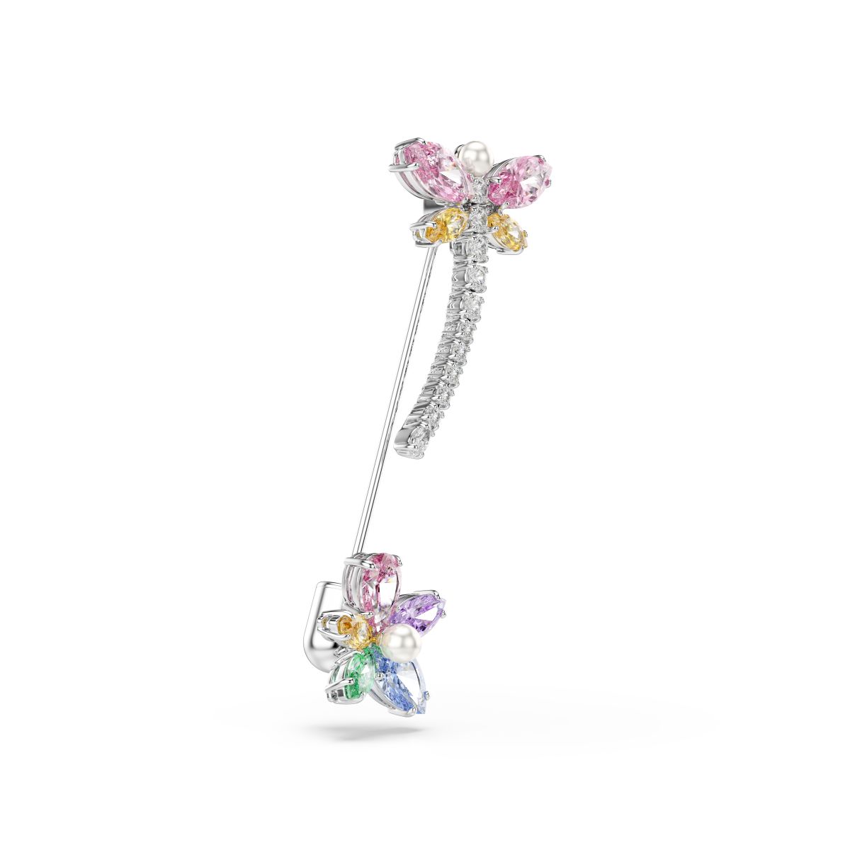 Ariana Grande x Swarovski Brosche, Verschiedene Schliffe, Libelle, Mehrfarbig, Rhodiniert