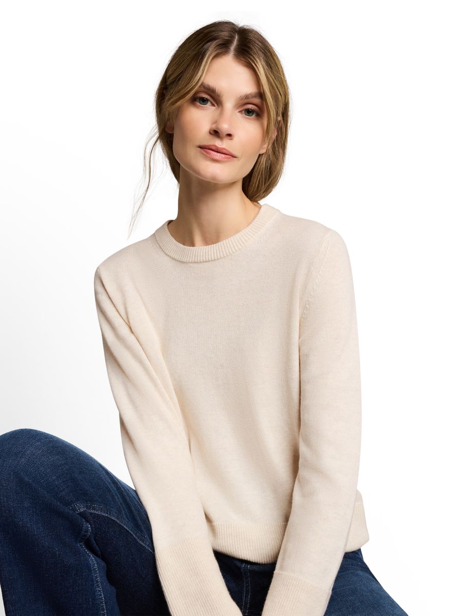 Strickpullover mit Kaschmir-Anteil