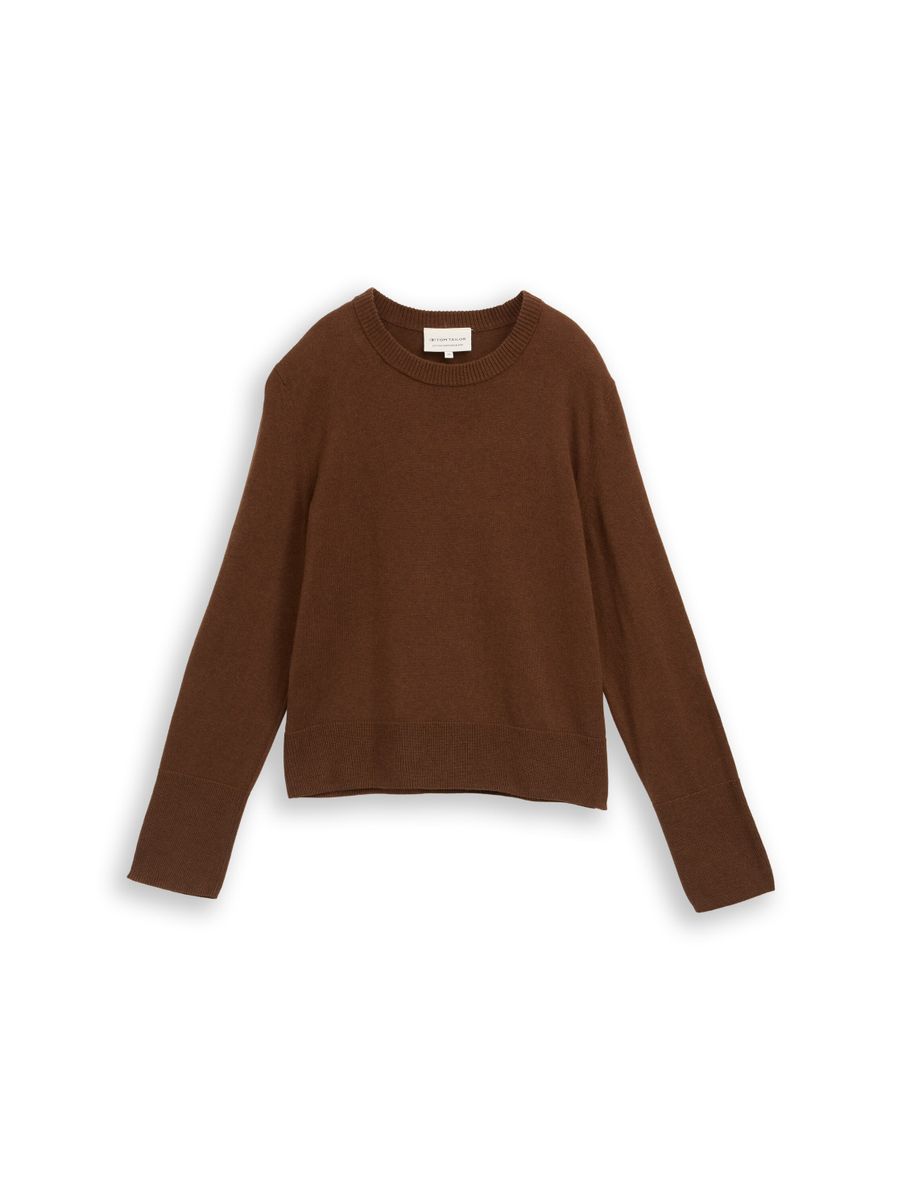 Strickpullover mit Kaschmir-Anteil