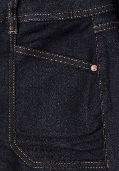 Mid Waist Wide Leg Jeans im Loose Fit