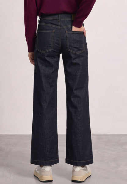 Mid Waist Wide Leg Jeans im Loose Fit