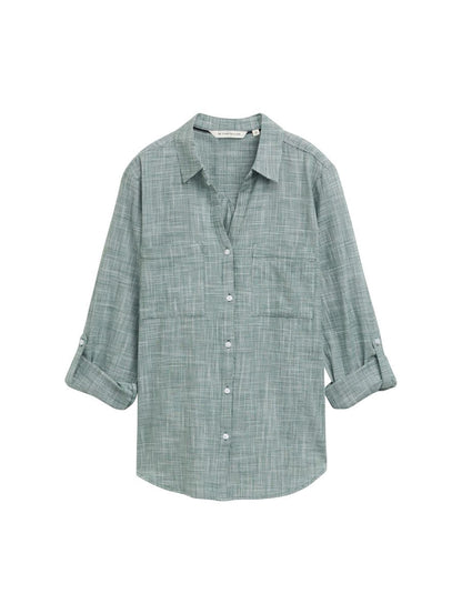 Bluse mit Brusttaschen