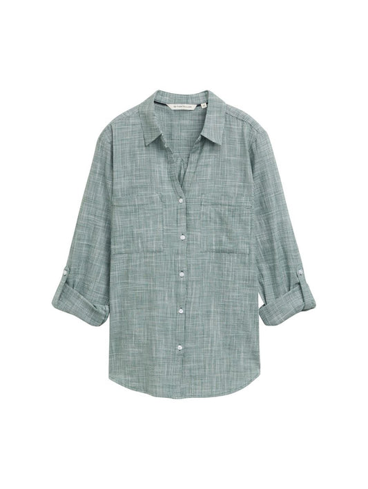 Bluse mit Brusttaschen