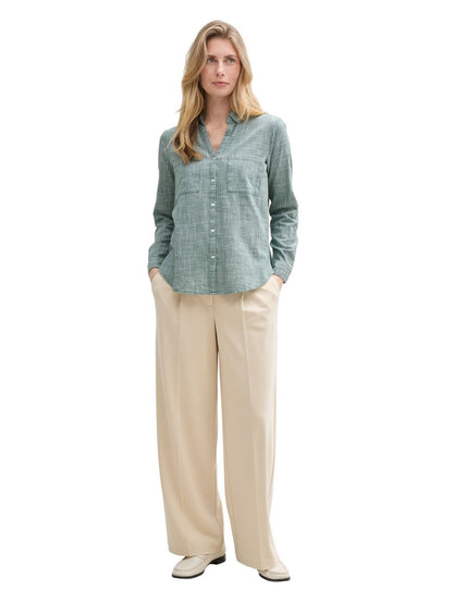 Bluse mit Brusttaschen