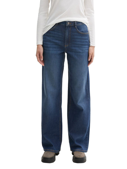 Wide Leg Jeans mit High Waist