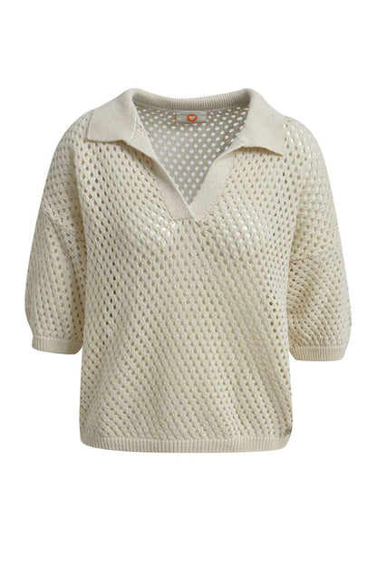 Pullover Knit With Collar