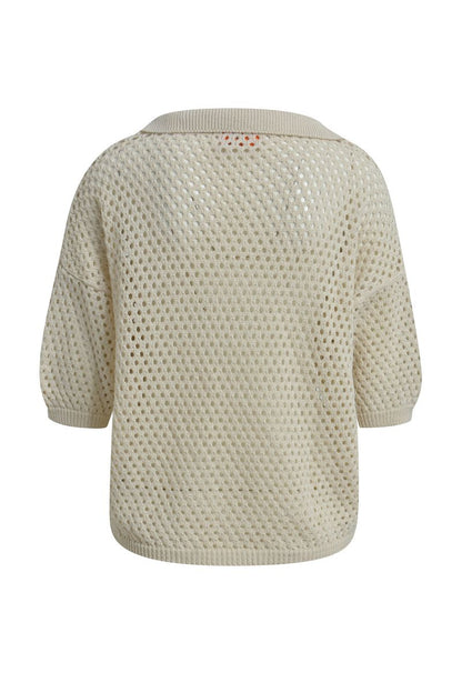 Pullover Knit With Collar