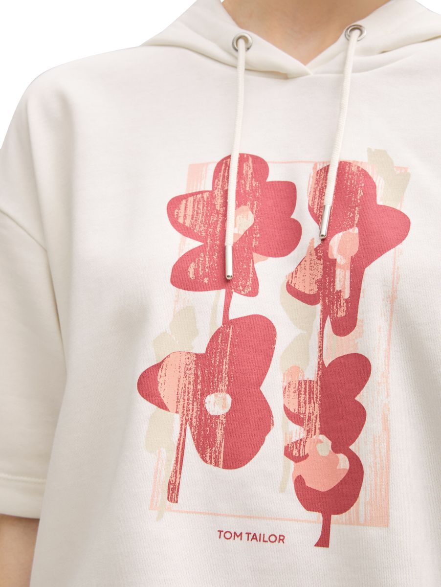 Hoodie Sweatshirt mit Print