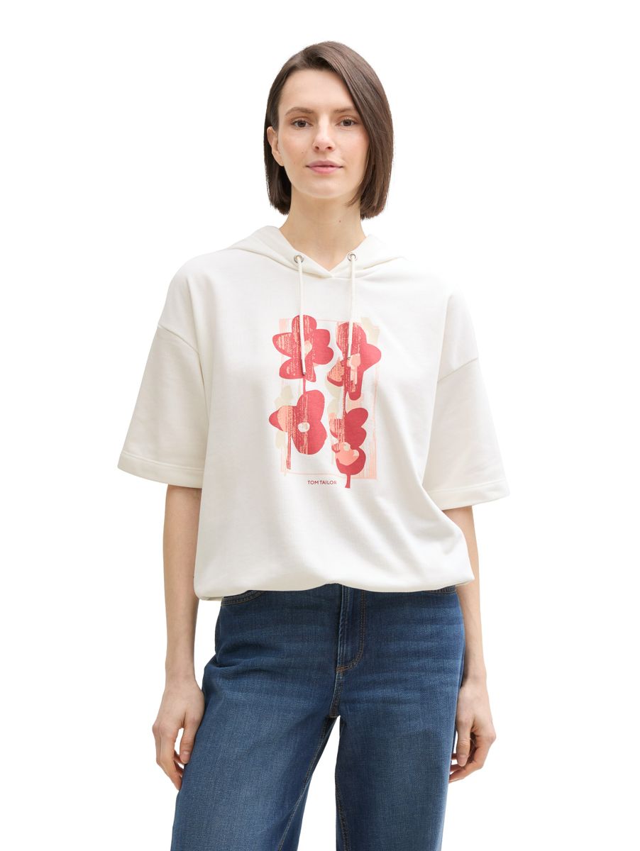 Hoodie Sweatshirt mit Print